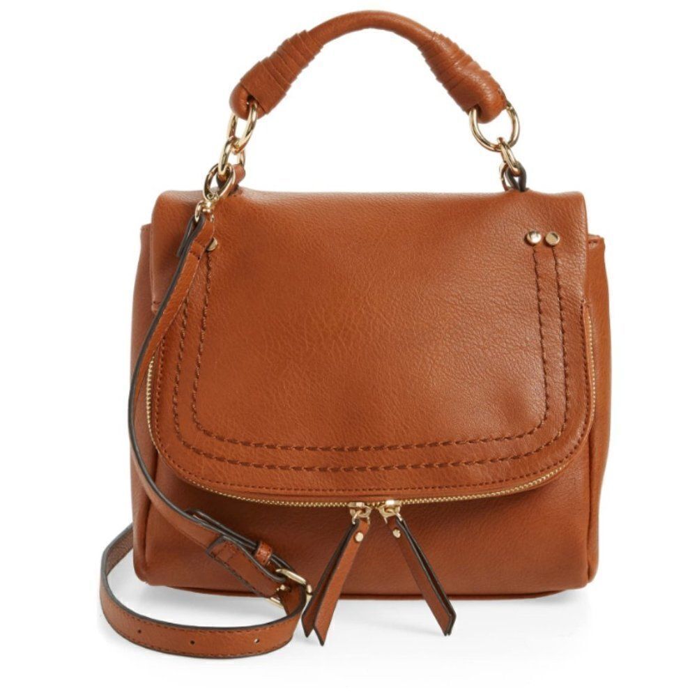 SOLE SOCIETY Mini Rubie Faux Leather Crossbody Bag